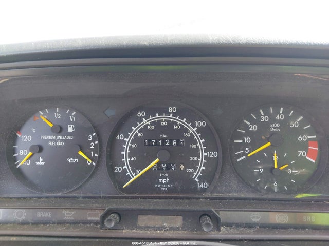 Aukcja sprzedaży 1993 Mercedes-benz 190 E 2.6, vin: WDBDA29D4PG027556, numer aukcji: 45108464
