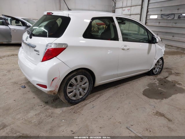 2012 Toyota Yaris Le მანქანა იყიდება აუქციონზე, vin: JTDJTUD38CD535274, აუქციონის ნომერი: 45108676