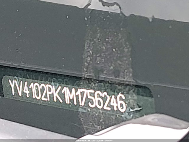 45108754 :رقم المزاد ، YV4102PK1M1756246 vin ، 2021 Volvo Xc90 T5 Momentum 7 Passenger مزاد بيع