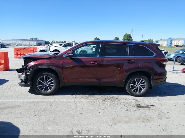 Продаж на аукціоні авто 2019 Toyota Highlander Xle, vin: 5TDJZRFH7KS954465, номер лоту: 45108759