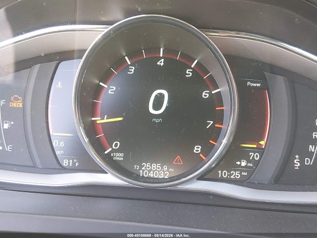 45108869 :رقم المزاد ، YV140MFK7F1347775 vin ، 2015 Volvo S60 T5 Premier مزاد بيع