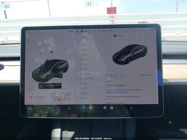 Продажа на аукционе авто 2021 Tesla Model 3 Standard Range Plus Rear-wheel Drive, vin: 5YJ3E1EA0MF868206, номер лота: 45108988
