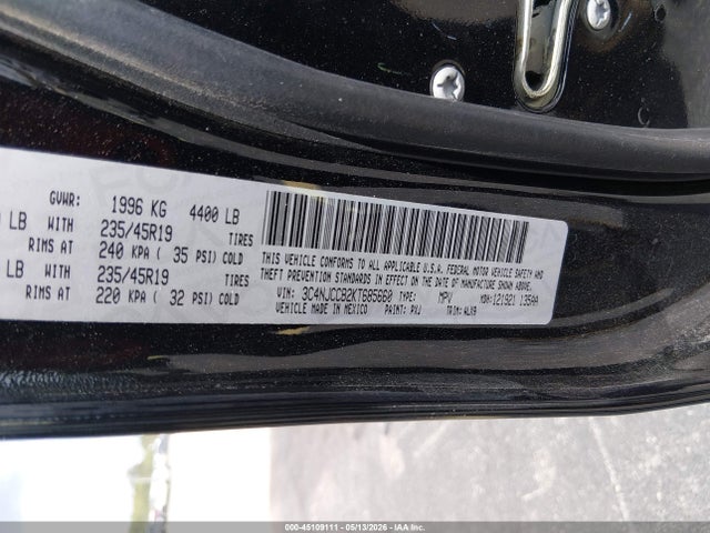 Продажа на аукционе авто 2019 Jeep Compass High Altitude Fwd, vin: 3C4NJCCB2KT685660, номер лота: 45109111