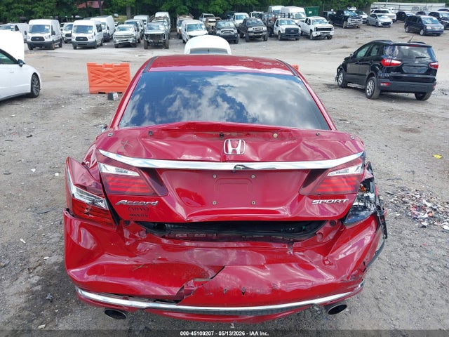 Продаж на аукціоні авто 2016 Honda Accord Sport, vin: 1HGCR2F54GA241289, номер лоту: 45109207