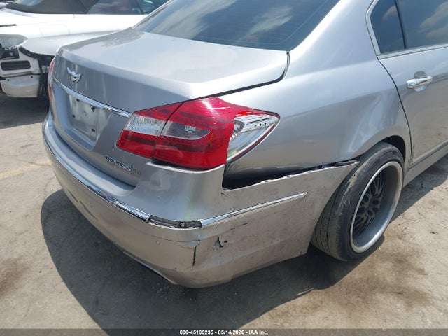 2012 Hyundai Genesis 4.6 მანქანა იყიდება აუქციონზე, vin: KMHGC4DF9CU169647, აუქციონის ნომერი: 45109235