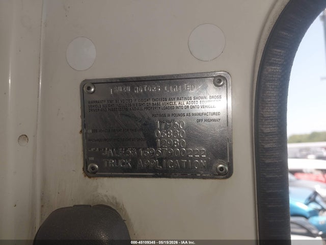 Продажа на аукционе авто 2005 Isuzu Dsl Reg, vin: JALE5B16957900222, номер лота: 45109345