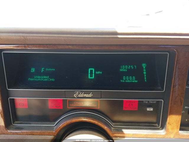 Aukcja sprzedaży 1991 Cadillac Eldorado, vin: 1G6EL13B8MU610195, numer aukcji: 45109368