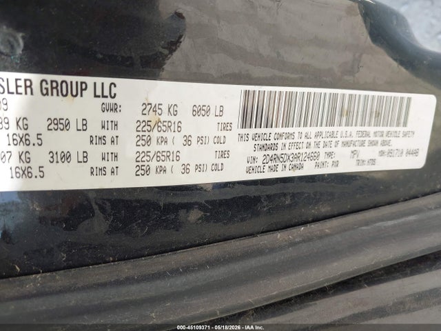Aukcja sprzedaży 2010 Dodge Grand Caravan Sxt, vin: 2D4RN5DX3AR124660, numer aukcji: 45109371
