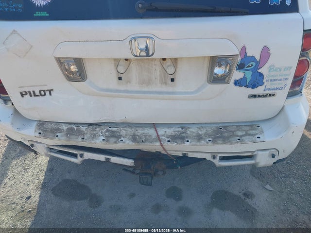 2006 Honda Pilot Ex-l მანქანა იყიდება აუქციონზე, vin: 2HKYF18516H557941, აუქციონის ნომერი: 45109459