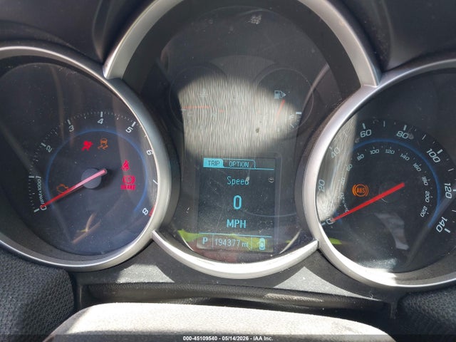 45109540 :رقم المزاد ، 1G1PE5SB9E7365182 vin ، 2014 Chevrolet Cruze 2lt Auto مزاد بيع