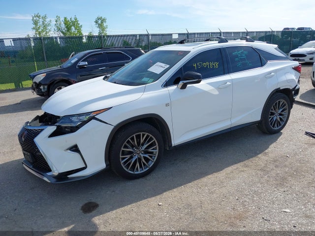 Aukcja sprzedaży 2018 Lexus Rx 350 F Sport, vin: 2T2BZMCAXJC165437, numer aukcji: 45109848