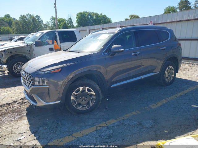2022 Hyundai Santa Fe Hybrid Blue მანქანა იყიდება აუქციონზე, vin: KM8S2DA13NU025617, აუქციონის ნომერი: 45109850