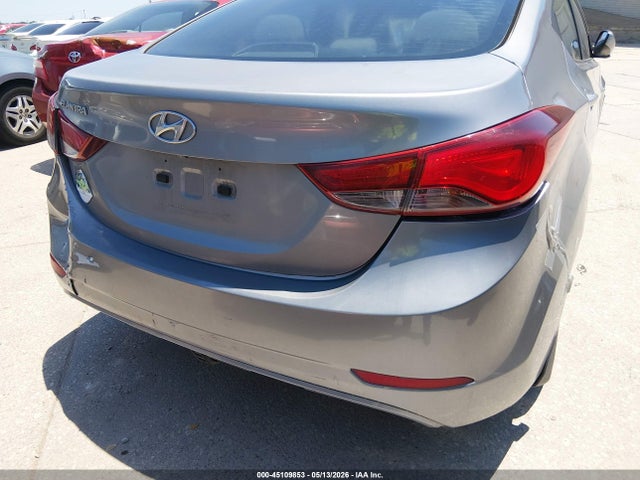 2016 Hyundai Elantra Se მანქანა იყიდება აუქციონზე, vin: 5NPDH4AE4GH714724, აუქციონის ნომერი: 45109853