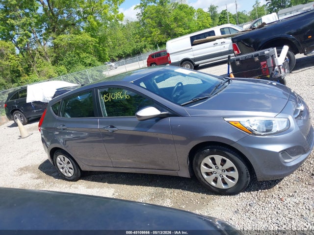 2016 Hyundai Accent Se მანქანა იყიდება აუქციონზე, vin: KMHCT5AE6GU237182, აუქციონის ნომერი: 45109866