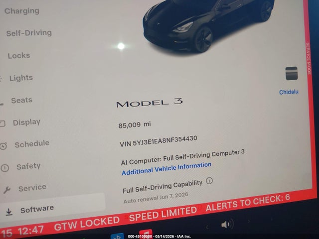 Tesla Model 3 Rear-wheel Drive 2022 5YJ3E1EA8NF354430 Image 16