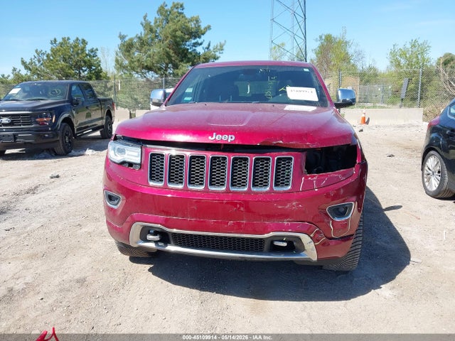 2015 Jeep Grand Cherokee Overland მანქანა იყიდება აუქციონზე, vin: 1C4RJFCT2FC637976, აუქციონის ნომერი: 45109914