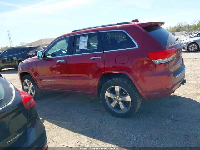 2015 Jeep Grand Cherokee Overland მანქანა იყიდება აუქციონზე, vin: 1C4RJFCT2FC637976, აუქციონის ნომერი: 45109914