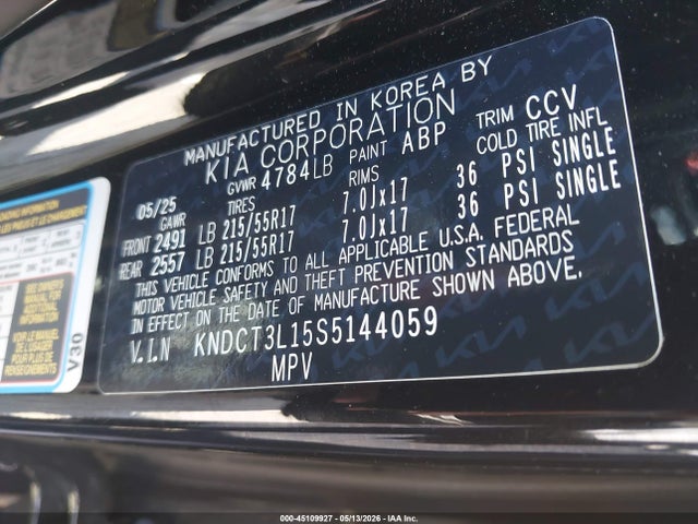 KIA Niro Ev Wave 2025 KNDCT3L15S5144059 Image 9