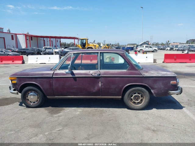 1971 Bmw 2002 მანქანა იყიდება აუქციონზე, vin: 2571997, აუქციონის ნომერი: 45110053