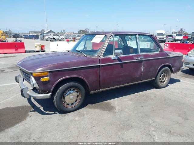 1971 Bmw 2002 მანქანა იყიდება აუქციონზე, vin: 2571997, აუქციონის ნომერი: 45110053