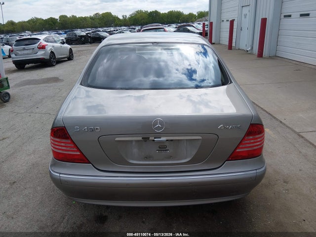 Aukcja sprzedaży 2004 Mercedes-benz S 430 4matic, vin: WDBNG83JX4A401543, numer aukcji: 45110074