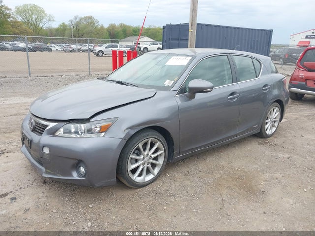 45110078 :رقم المزاد ، JTHKD5BH2C2122136 vin ، 2012 Lexus Ct 200h Premium مزاد بيع