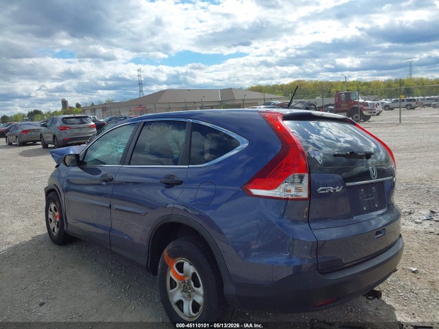 45110101 :رقم المزاد ، 2HKRM4H34DH616942 vin ، 2013 Honda Cr-v Lx مزاد بيع