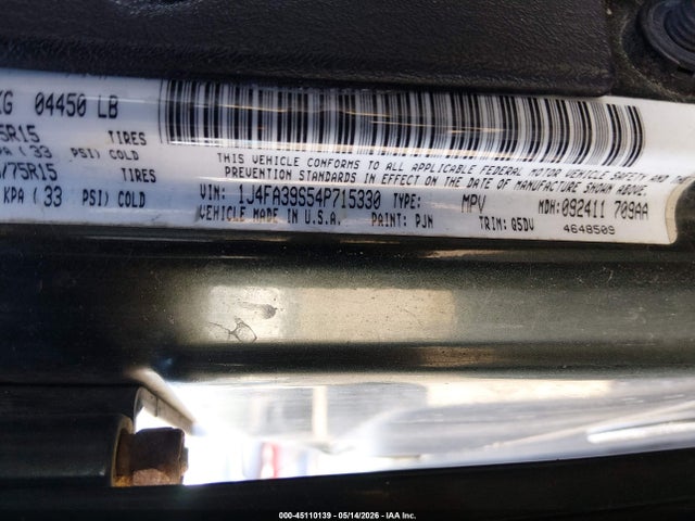 Aukcja sprzedaży 2004 Jeep Wrangler X, vin: 1J4FA39S54P715330, numer aukcji: 45110139