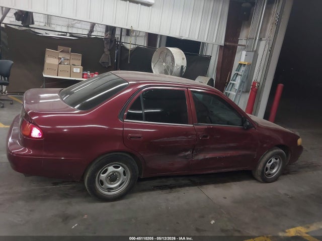 2000 Toyota Corolla Ve მანქანა იყიდება აუქციონზე, vin: 1NXBR12E2YZ401479, აუქციონის ნომერი: 45110205