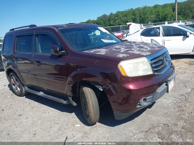 45110260 :رقم المزاد ، 5FNYF3H54DB013229 vin ، 2013 Honda Pilot Ex-l مزاد بيع