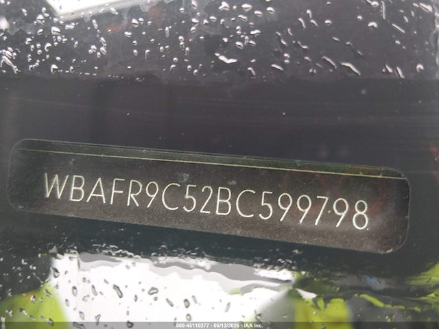 Продаж на аукціоні авто 2011 Bmw 550i, vin: WBAFR9C52BC599798, номер лоту: 45110277