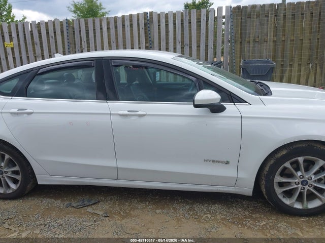 Aukcja sprzedaży 2019 Ford Fusion Hybrid Se, vin: 3FA6P0LU6KR191789, numer aukcji: 45110317