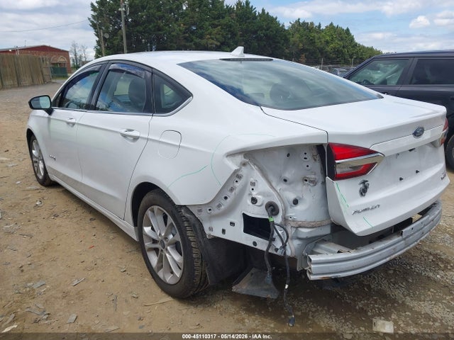 Aukcja sprzedaży 2019 Ford Fusion Hybrid Se, vin: 3FA6P0LU6KR191789, numer aukcji: 45110317