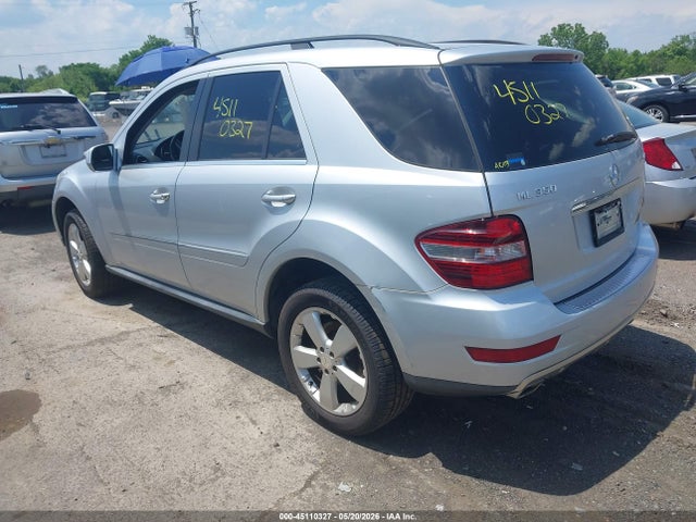 45110327 :رقم المزاد ، 4JGBB8GB3AA598780 vin ، 2010 Mercedes-benz Ml 350 4matic مزاد بيع