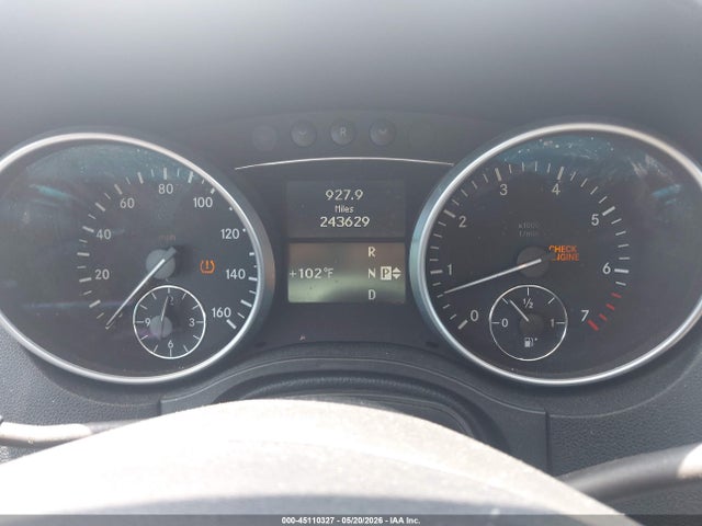 45110327 :رقم المزاد ، 4JGBB8GB3AA598780 vin ، 2010 Mercedes-benz Ml 350 4matic مزاد بيع