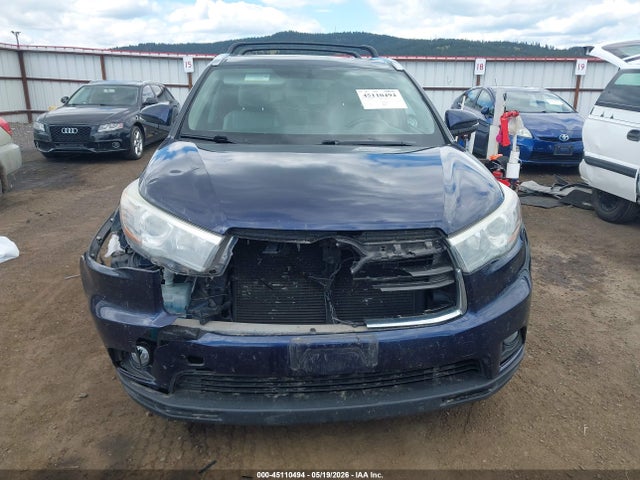 Aukcja sprzedaży 2016 Toyota Highlander Xle V6, vin: 5TDJKRFH0GS242875, numer aukcji: 45110494