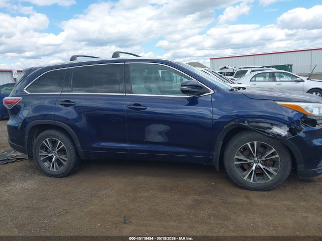 Aukcja sprzedaży 2016 Toyota Highlander Xle V6, vin: 5TDJKRFH0GS242875, numer aukcji: 45110494