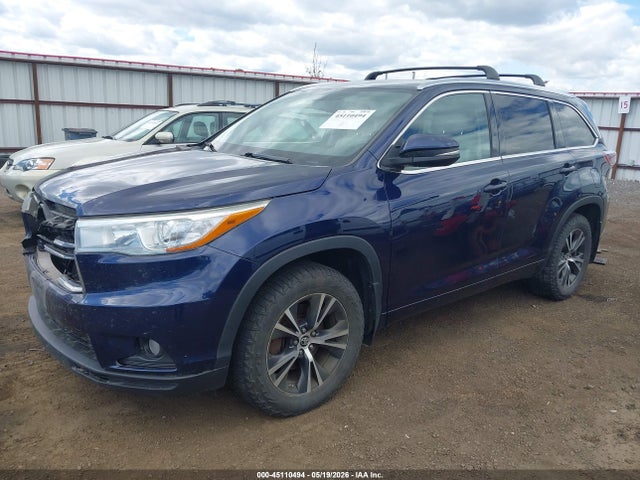 Aukcja sprzedaży 2016 Toyota Highlander Xle V6, vin: 5TDJKRFH0GS242875, numer aukcji: 45110494