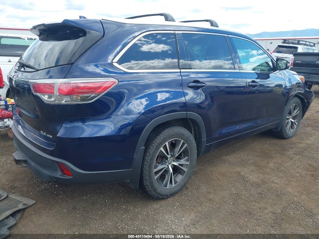 Aukcja sprzedaży 2016 Toyota Highlander Xle V6, vin: 5TDJKRFH0GS242875, numer aukcji: 45110494