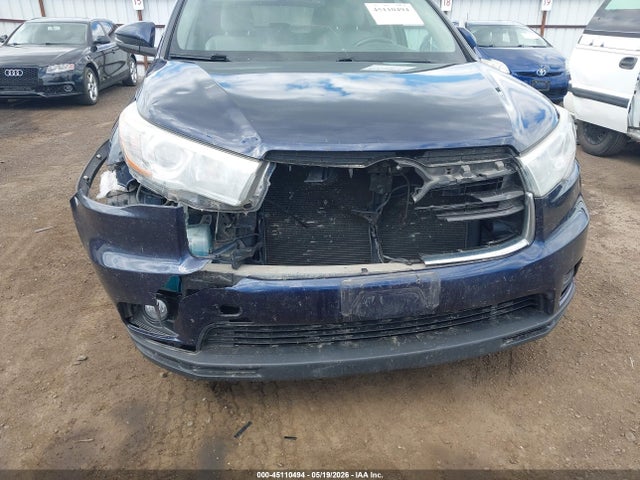Aukcja sprzedaży 2016 Toyota Highlander Xle V6, vin: 5TDJKRFH0GS242875, numer aukcji: 45110494