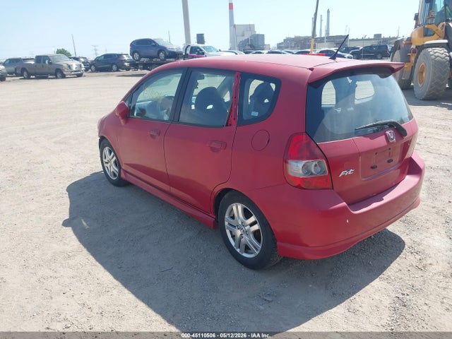 2007 Honda Fit Sport მანქანა იყიდება აუქციონზე, vin: JHMGD38617S023975, აუქციონის ნომერი: 45110506
