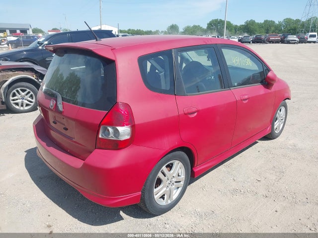 2007 Honda Fit Sport მანქანა იყიდება აუქციონზე, vin: JHMGD38617S023975, აუქციონის ნომერი: 45110506