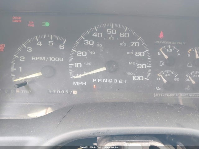 1998 Gmc Yukon Slt მანქანა იყიდება აუქციონზე, vin: 1GKEC13R5WJ703520, აუქციონის ნომერი: 45110884