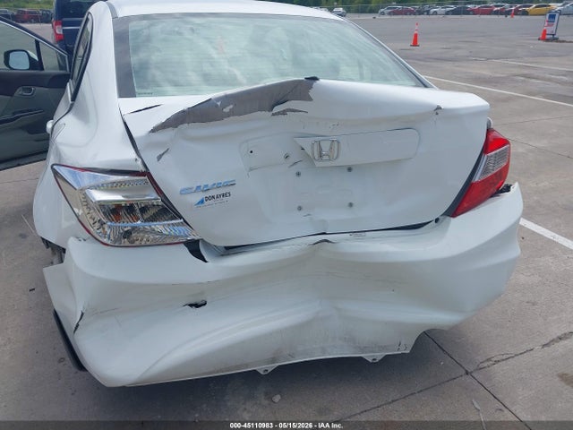 2012 Honda Civic Lx მანქანა იყიდება აუქციონზე, vin: 19XFB2F55CE103428, აუქციონის ნომერი: 45110983