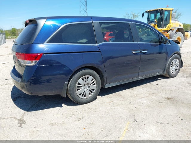 2014 Honda Odyssey Ex მანქანა იყიდება აუქციონზე, vin: 5FNRL5H41EB139128, აუქციონის ნომერი: 45111141