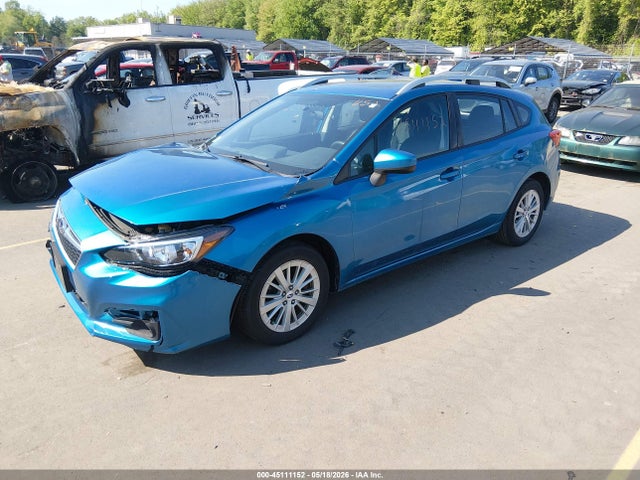 45111152 :رقم المزاد ، 4S3GTAB65J3701789 vin ، 2018 Subaru Impreza 2.0i Premium مزاد بيع