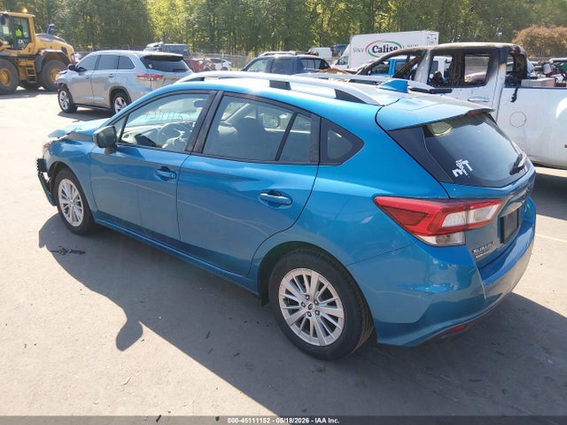 45111152 :رقم المزاد ، 4S3GTAB65J3701789 vin ، 2018 Subaru Impreza 2.0i Premium مزاد بيع