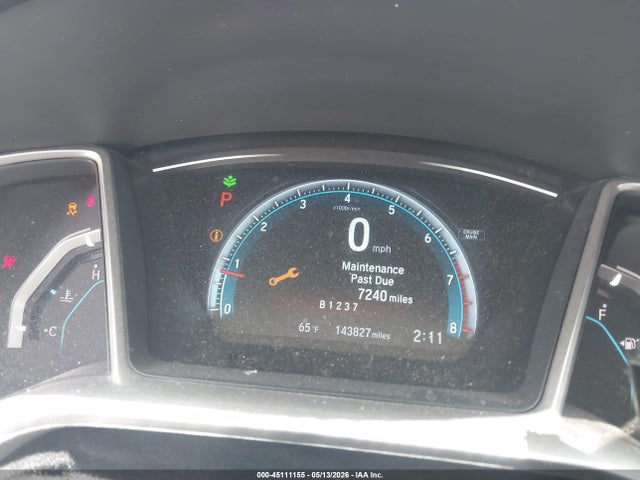 45111155 :رقم المزاد ، 2HGFC2F77GH532029 vin ، 2016 Honda Civic Ex مزاد بيع