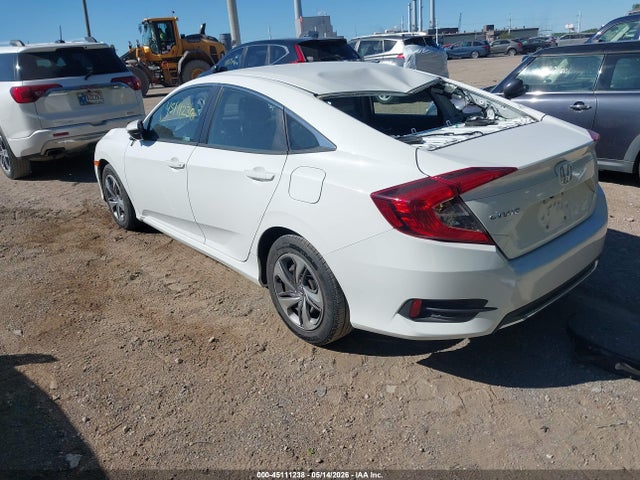 2019 Honda Civic Lx მანქანა იყიდება აუქციონზე, vin: 2HGFC2F68KH553259, აუქციონის ნომერი: 45111238