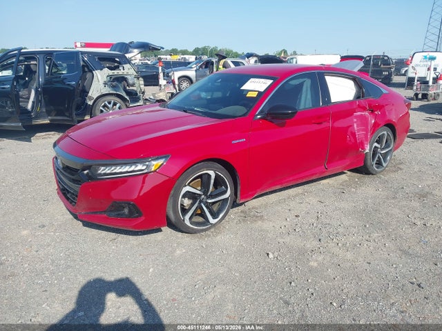 45111246 :رقم المزاد ، 1HGCV3F28NA026745 vin ، 2022 Honda Accord Hybrid Sport مزاد بيع